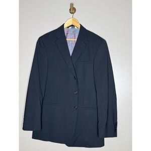 Stretch Wool Wilke-Rodriguez Dark Navy Blazer 42R Tailored Sport Coat